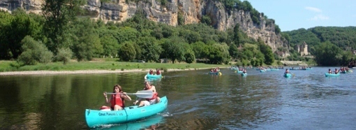 Canoe sur la Dordogne, Perigord